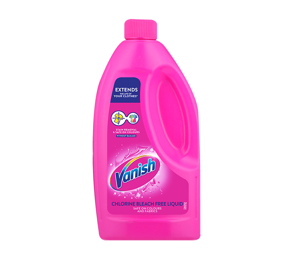 Vanish Power O2 Multi-action pink liquid for colours
